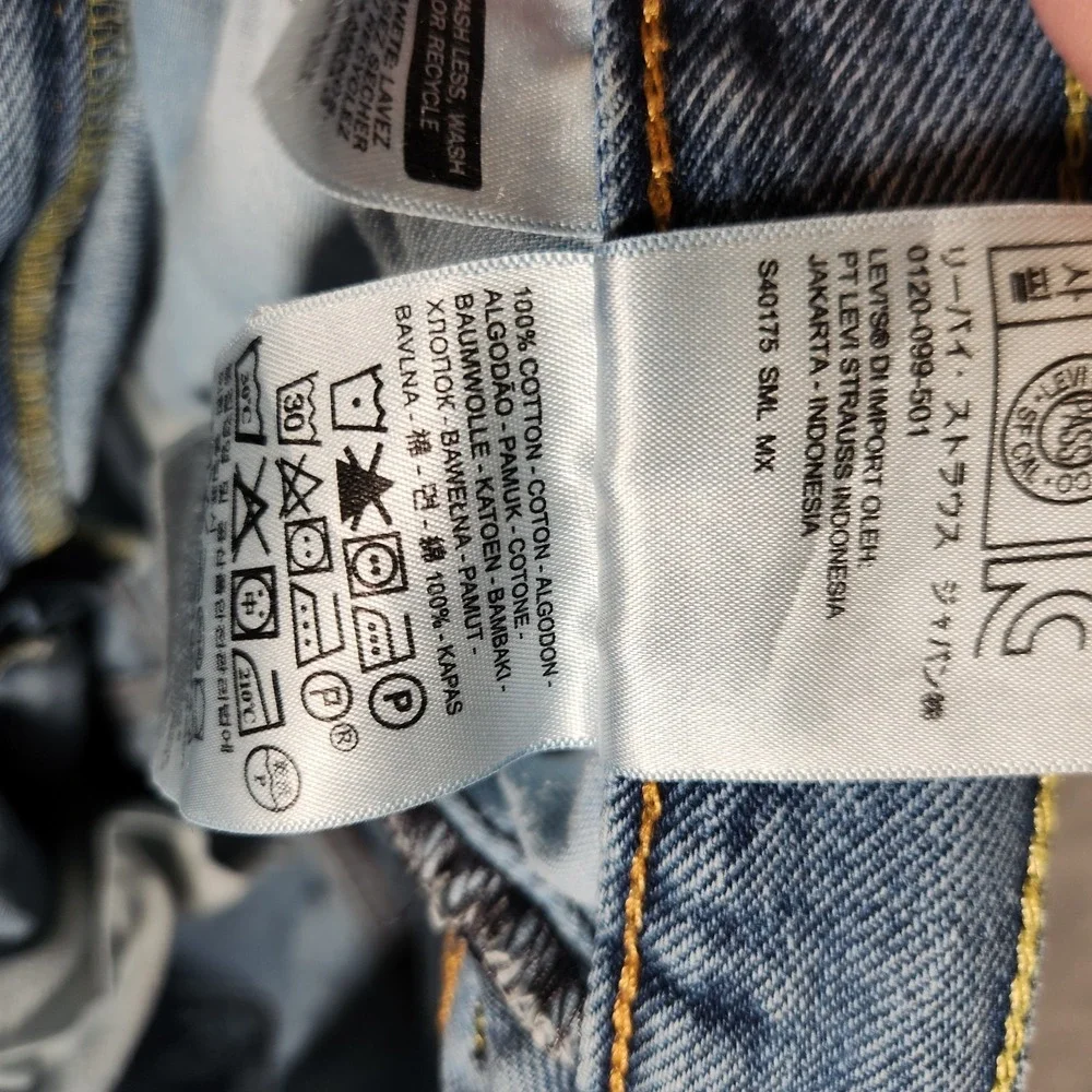 Levi's‎ 550 Jeans Men's 36X31 (Tag 36X32) Straight Relaxed Denim Blue